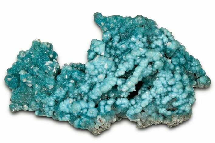 Sparkling Vibrant Blue Hemimorphite - M'fouati Mine, Congo #326849